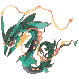 Imagem do Pokémon Mega Rayquaza