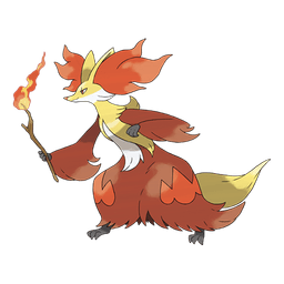 Imagem do Pokémon Delphox